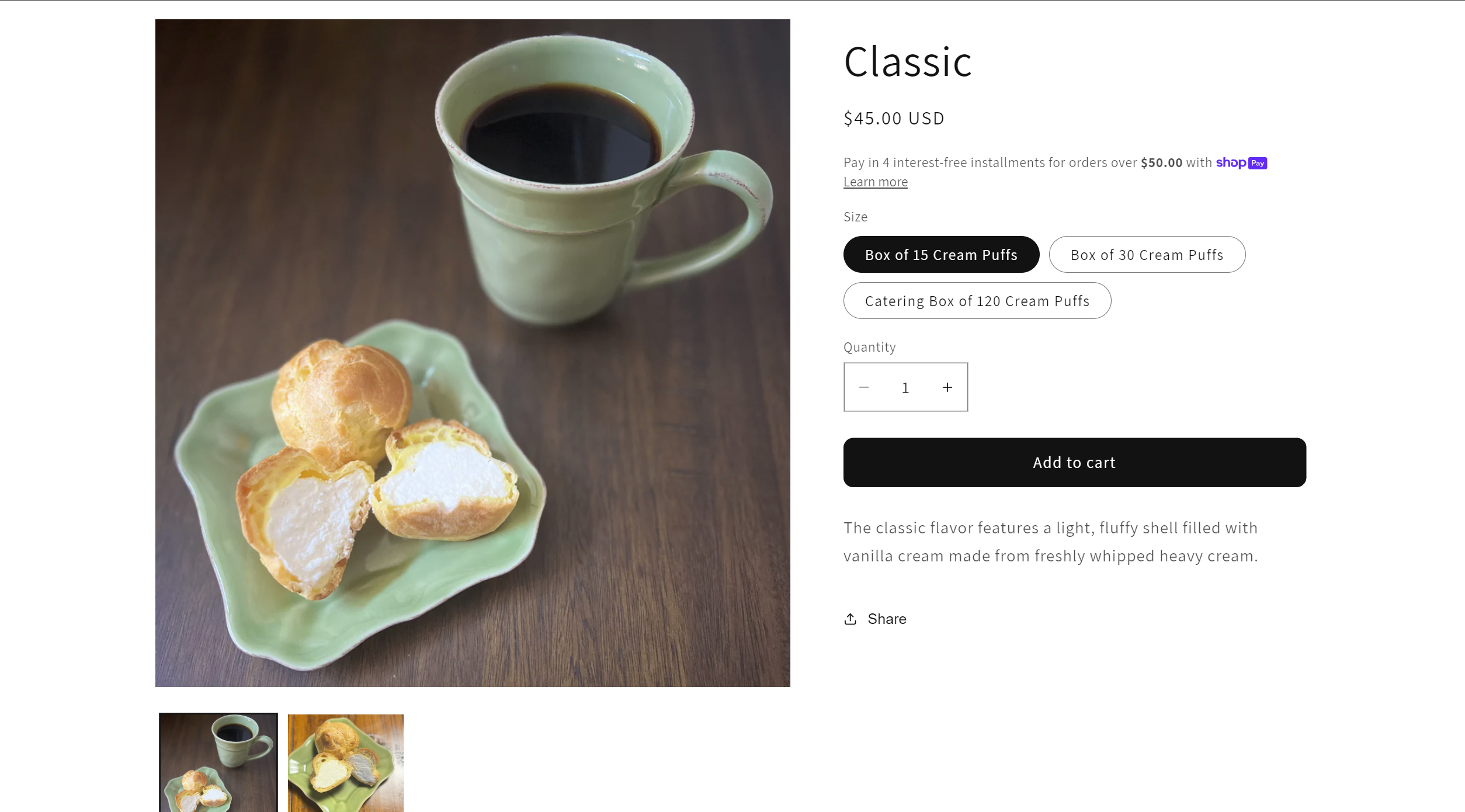 noonva Bakery Product Page